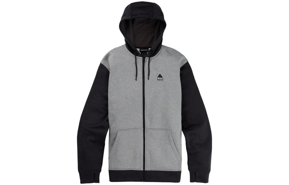 Burton Colorblock Zip Hoodie Gray 16224110020