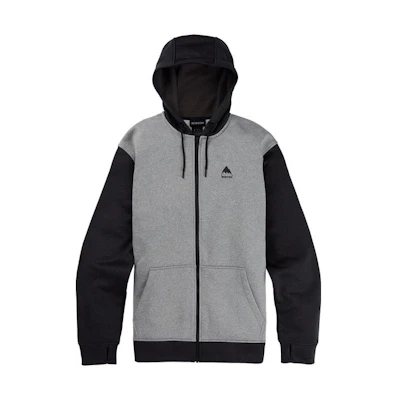 Burton Colorblock Zip Hoodie Gray 16224110020