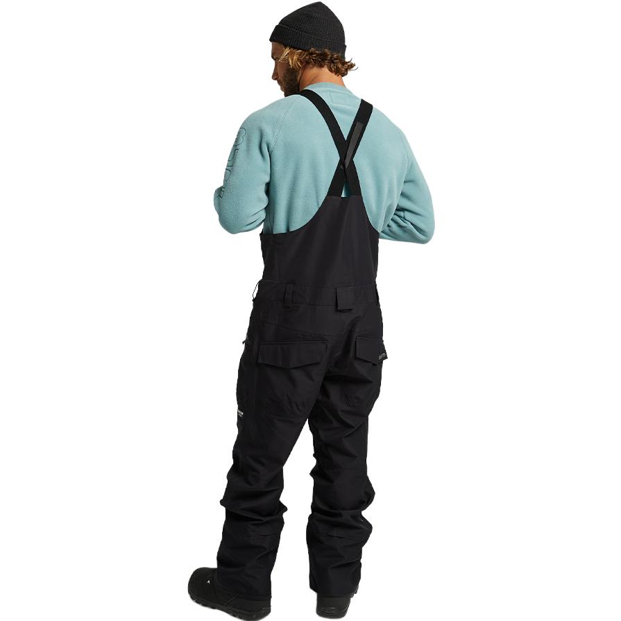 Shop Burton Covert Reserve Gore-Tex Waterproof Insulated Snowboard Bib Pants Black Men 20554102001