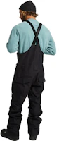 Shop Burton Covert Reserve Gore-Tex 防水保暖男款黑色雪板背帶褲 20554102001