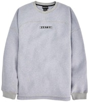 Burton Crewneck Pullover Letter Print Sweatshirt - Silver White 238331 Burton Crewneck Pullover Letter Print Sweatshirt - Silver White 238331