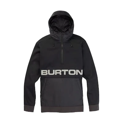 Burton Crown Letter Logo Black Pullover Hoodie () 21740100001
