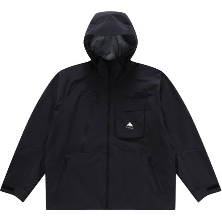 Burton DRYRIDE 3L Black Waterproof Windproof Hooded Jacket 99999199001