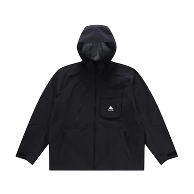 Burton DRYRIDE 3L Black Waterproof Windproof Hooded Jacket 99999199001