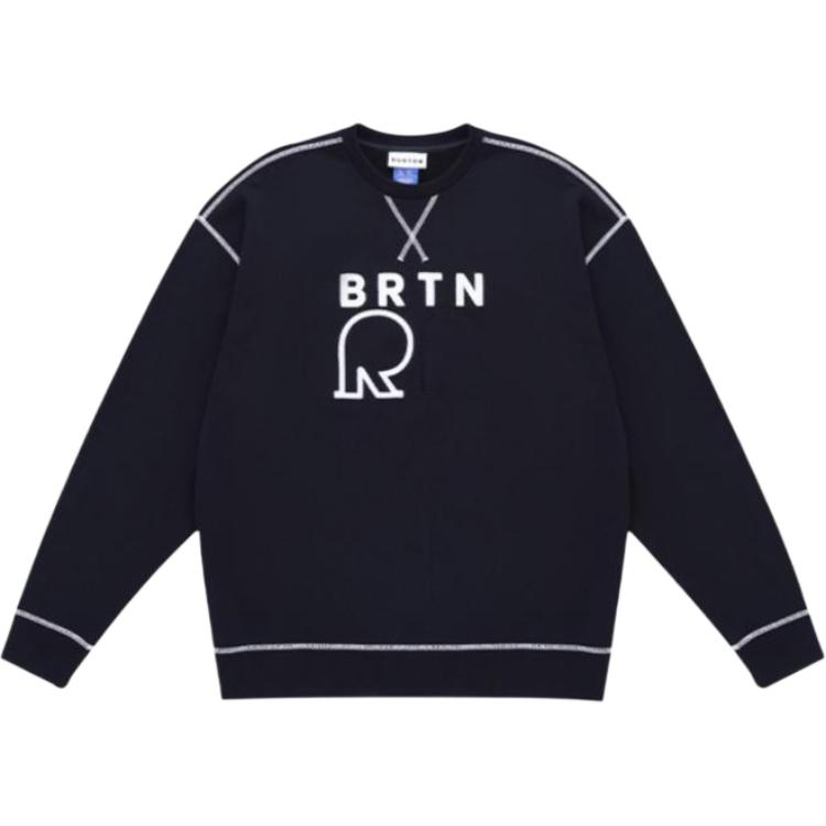 Burton Embroidered Rabbit Graphic Pullover Sweatshirt Black 333021