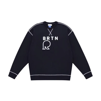 Burton Embroidered Rabbit Graphic Pullover Sweatshirt Black 333021