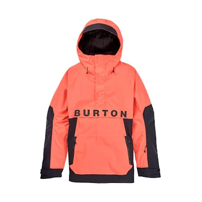 BURTON Frostner Waterproof Snowboard Jacket Orange Multicolor Design 21470102800
