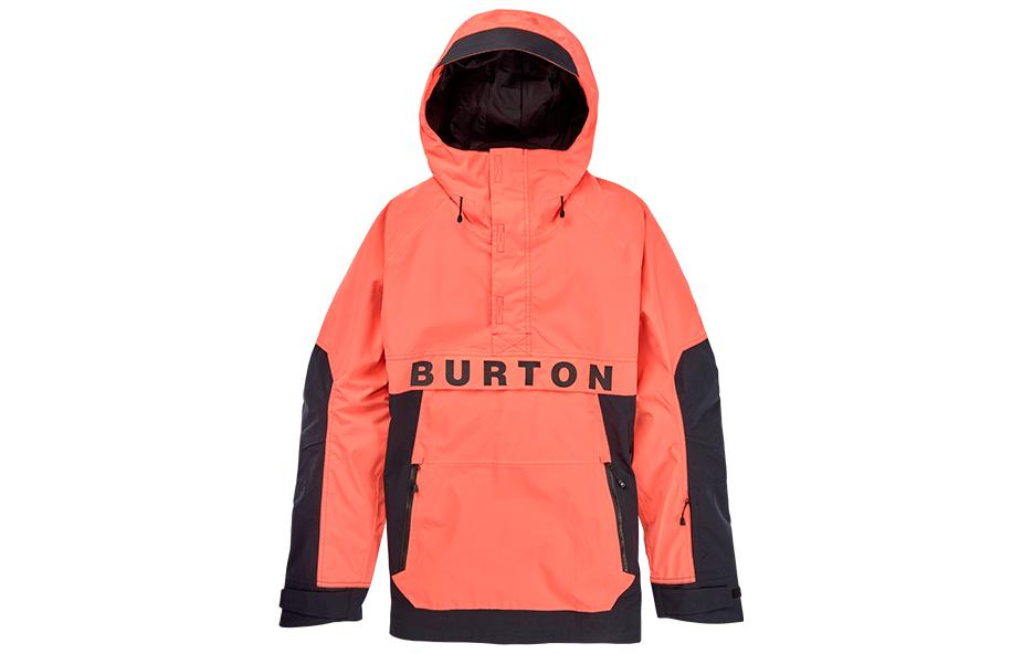 BURTON Frostner  Waterproof Snowboard Jacket Orange Multicolor Design 21470102800 圖 2