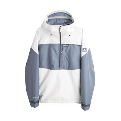 BURTON Frostner CLSC Waterproof Breathable Snowboarding Jacket White/Grey 22736100100