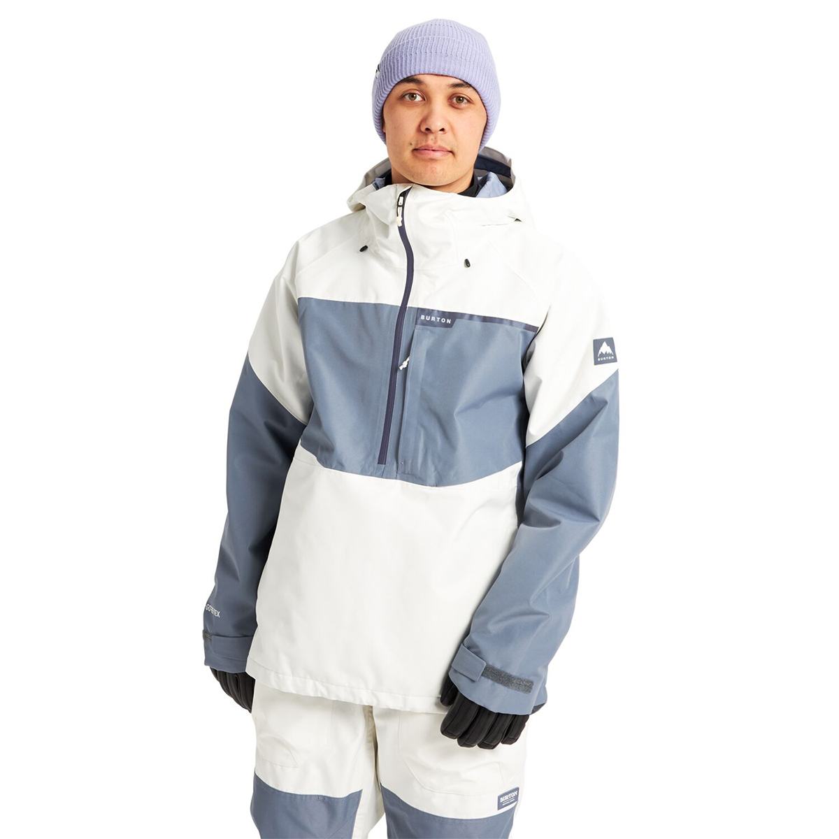 BURTON Frostner CLSC  Waterproof Breathable Snowboarding Jacket White/Grey 22736100100 圖 4
