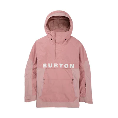 BURTON Frostner Colorblock Waterproof Hoodie Snow Jacket Pink - . 99993199967