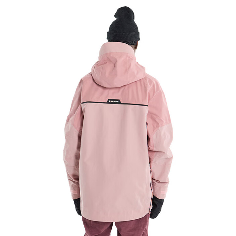 Shop BURTON Frostner Colorblock Waterproof Hoodie Snow Jacket Pink - . 99993199967