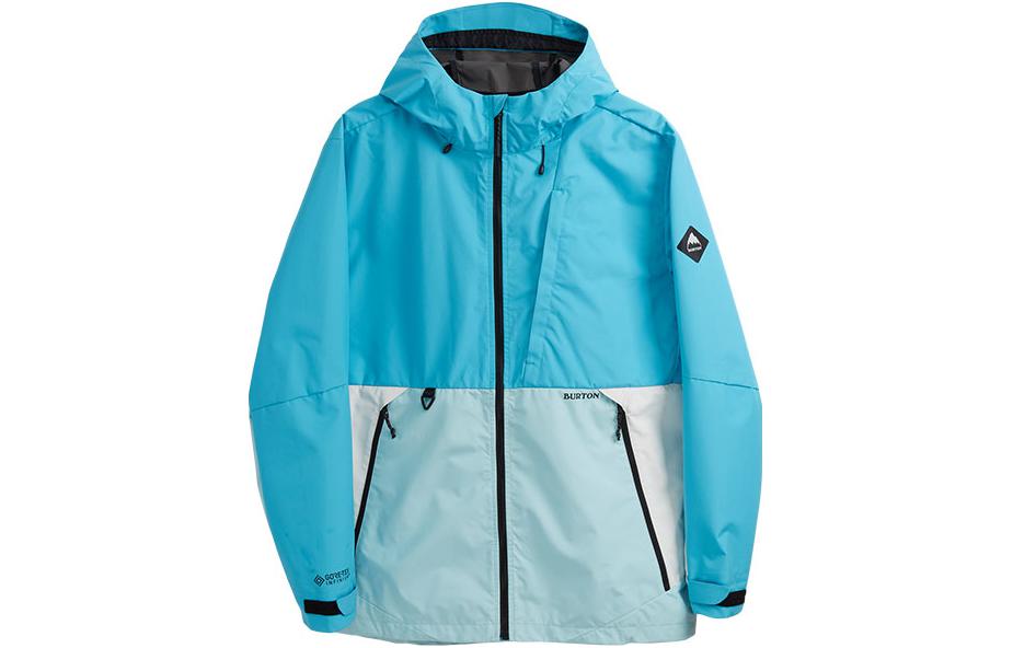 Burton GORE-TEX INFINIUM™ Colorblock Hooded Outdoor Jacket Men Blue 22082101400