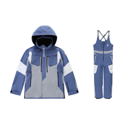BURTON GTX Waterproof Windproof Breathable Logo Printed Snowboard Jacket Unisex 999641