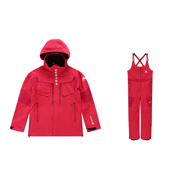 BURTON GTX Waterproof Windproof Breathable Logo Printed Snowboard Jacket Unisex 999641 圖 4