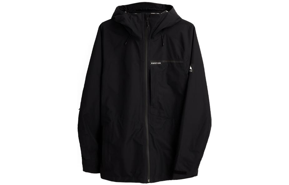 Burton GORE-TEX Zip Hoodie Jacket Black Casual Rainwear 23241100001
