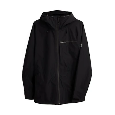 Burton GORE-TEX Zip Hoodie Jacket Black Casual Rainwear 23241100001