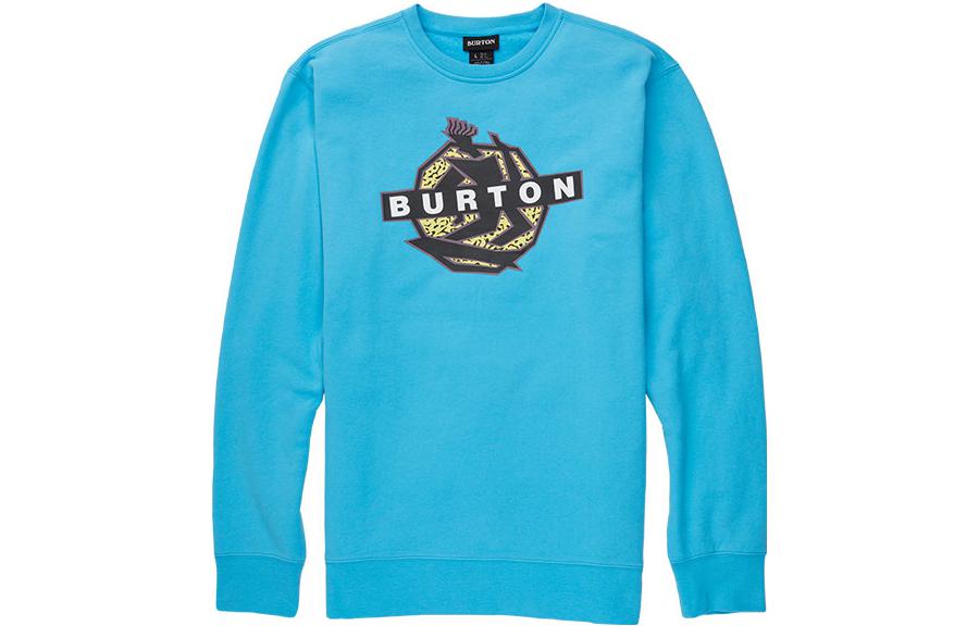 Burton Grandview Graphic Crewneck Fleece Sweatshirt Men’s Blue 22606100400