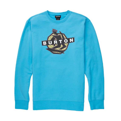 Burton Grandview Graphic Crewneck Fleece Sweatshirt Men’s Blue 22606100400