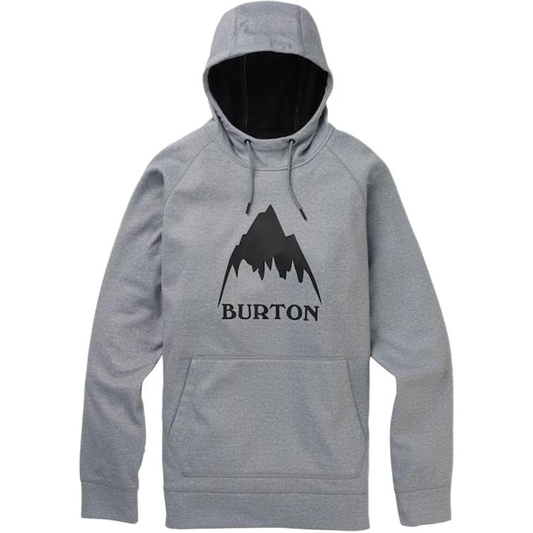 Burton Grey Pullover Sweatshirt with Letter Print Casual Design 10891108020