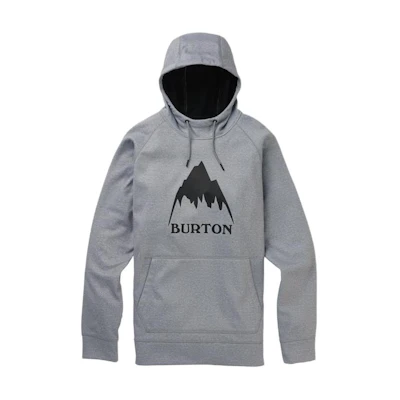 Burton Grey Pullover Sweatshirt with Letter Print Casual Design 10891108020