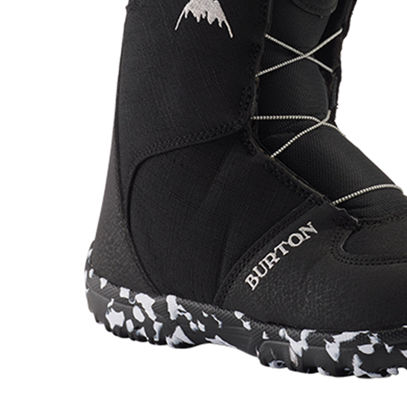 Shop BURTON GROM BOA Kids Snowboard Boots Black Lightweight Easy Wear & Moisture-Wicking 15089102001