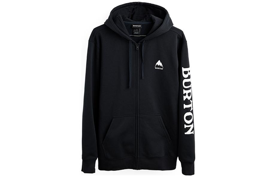 Burton Logo Casual Zip-Up Hoodie Jacket for Men 213811