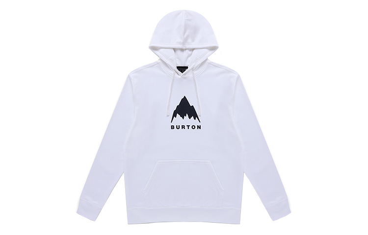 Burton Logo Hoodie Unisex White 44401999201