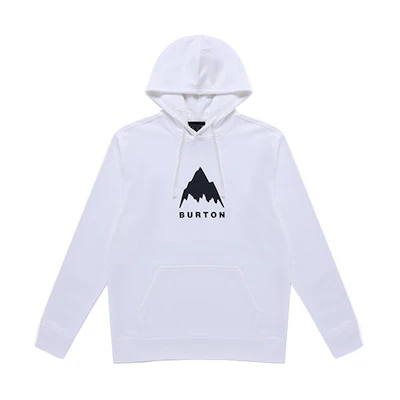 Burton Logo Hoodie Unisex White 44401999201