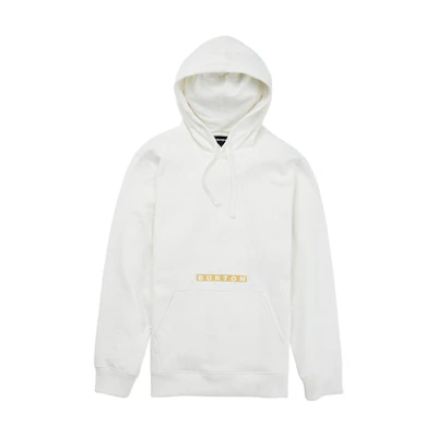 Burton Logo Print Pullover Hoodie White - Casual Wear 239751