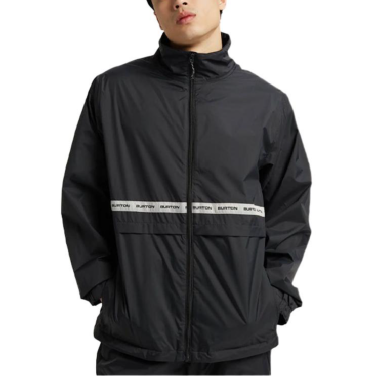 Lookbook BURTON Melter  Black Zip-Up Ski Jacket with Logo for Outdoor Sports. 21730102001