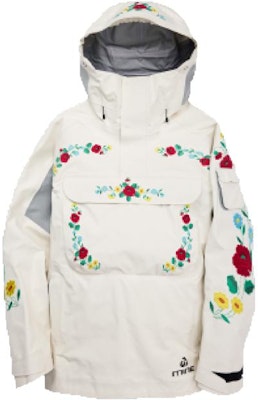 BURTON MINE77 GORE-TEX 3L Unisex Waterproof Breathable Ski Jacket with Floral Print 237221 Order BURTON MINE77 GORE-TEX 3L Unisex Waterproof Breathable Ski Jacket with Floral Print 237221