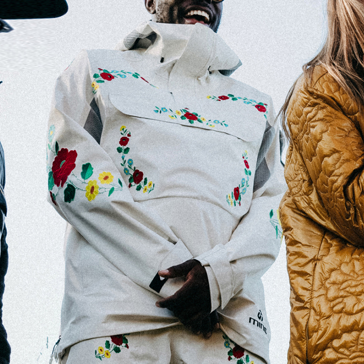 Lookbook BURTON MINE77 GORE-TEX 3L Unisex Waterproof Breathable Ski Jacket with Floral Print 237221