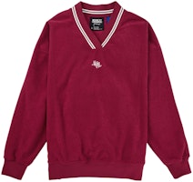 BURTON MINE77 Logo Embroidered Striped Knit Pullover Red Unisex Sweater 240571 BURTON MINE77 Logo Embroidered Striped Knit Pullover Red Unisex Sweater 240571