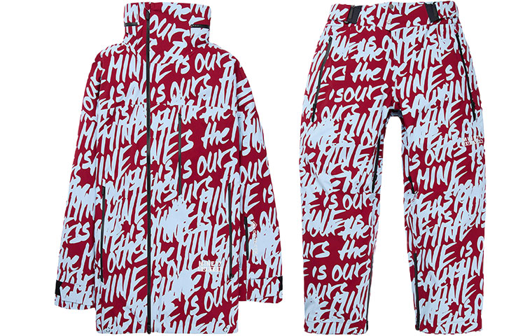 Order BURTON MINE77 SS24 GORE-TEX 3L 紫色防水滑雪外套與褲子男女套裝. 24046100960+24051100960