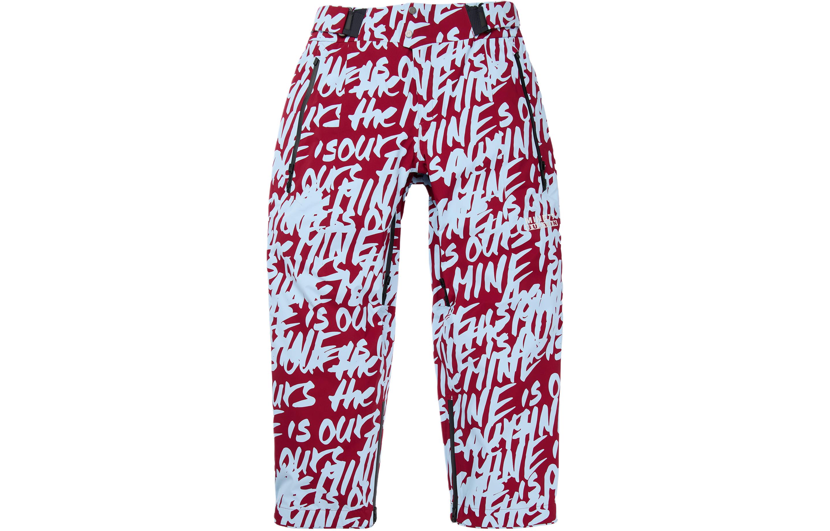 BURTON MINE77 SS24 GORE-TEX PRO 3L Printed Waterproof Snowboard Pants Unisex 240511