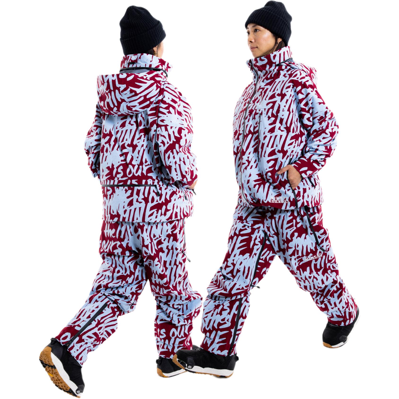 Lookbook BURTON MINE77 SS24 GORE-TEX PRO 3L Printed Waterproof Snowboard Pants Unisex 240511