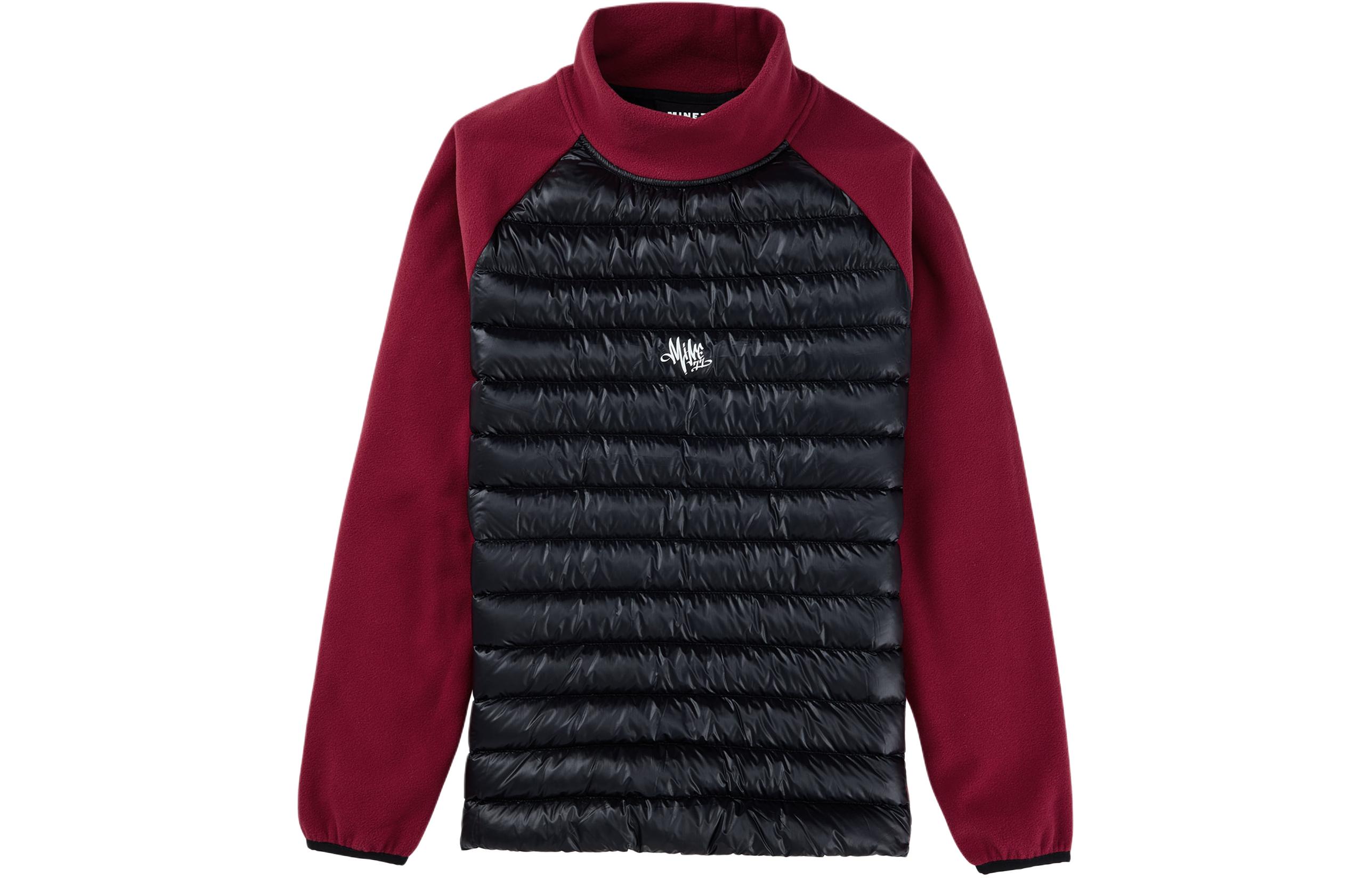 BURTON MINE77 SS24 Red Colorblock Half-Zip Pullover Unisex Warm Sweatshirt. 240551