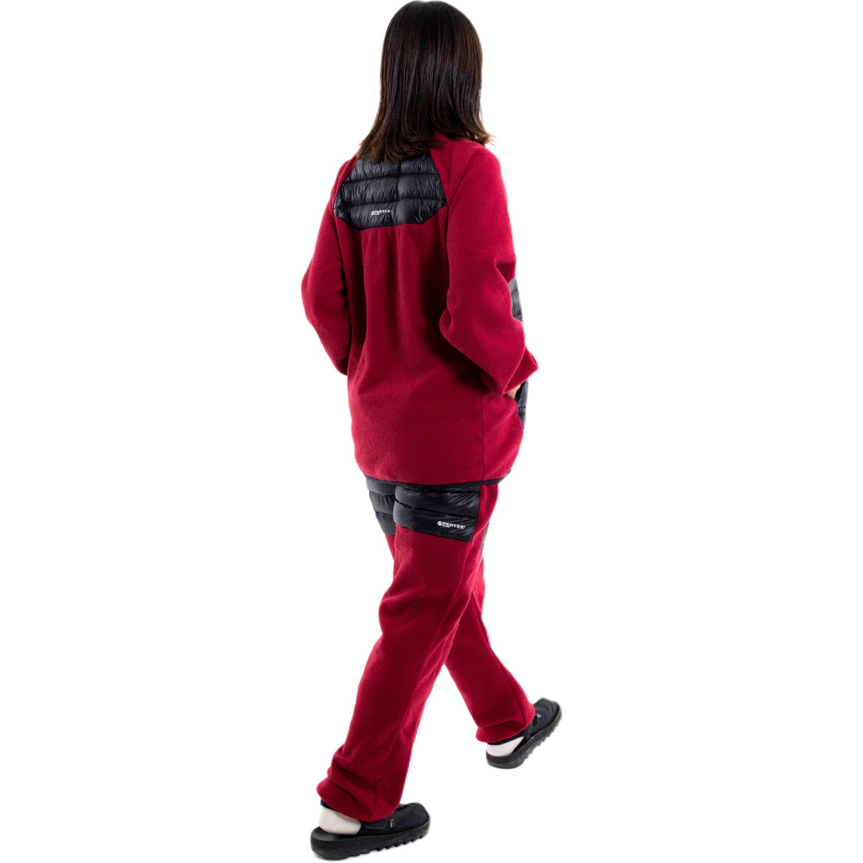 Shop BURTON MINE77 SS24 Red Colorblock Half-Zip Pullover Unisex Warm Sweatshirt. 240551