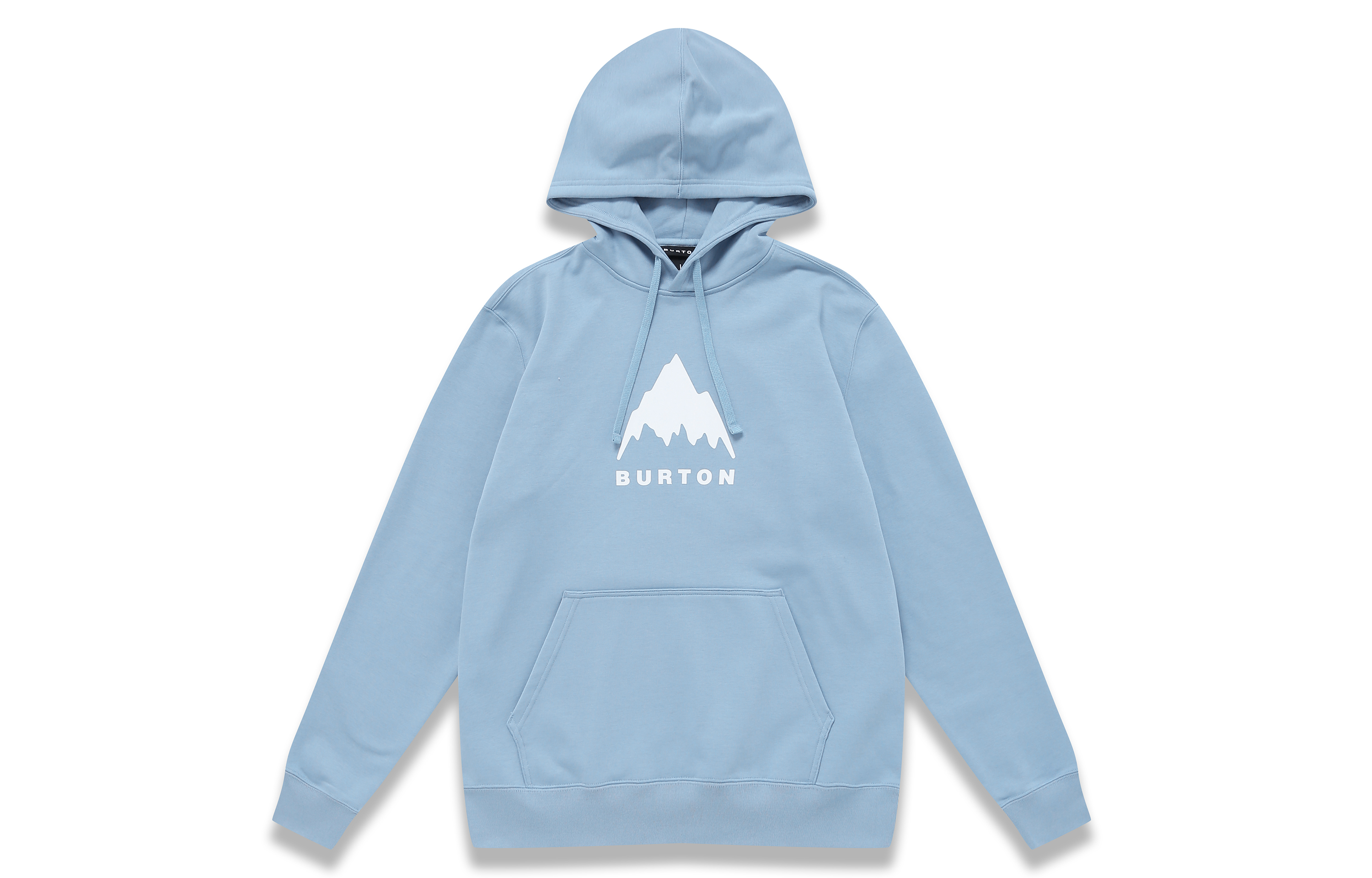 Burton Mountain Logo Hoodie Classic Steel Blue Unisex Pullover 44401999425