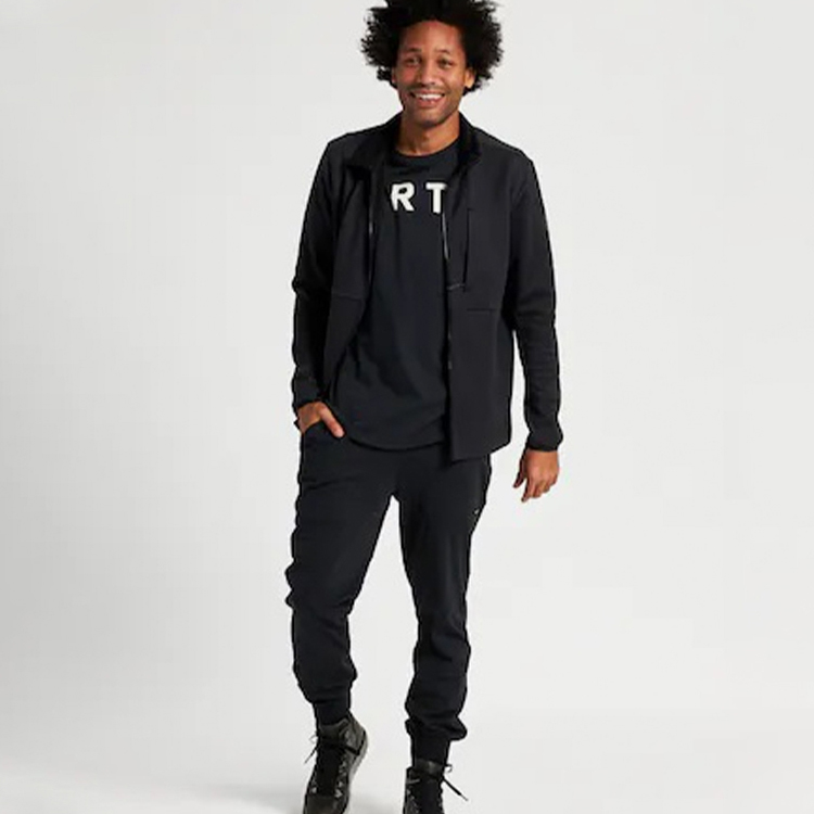 Lookbook 버튼 멀티패스 풀집 플리스 재킷 유니섹스 블랙 22034102001