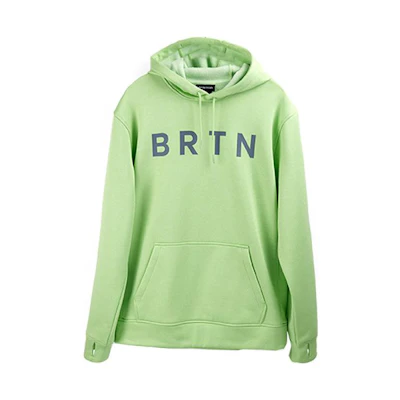Burton Oak Letter Print Pullover Hoodie Green ( Lifestyle Series) 22028101302
