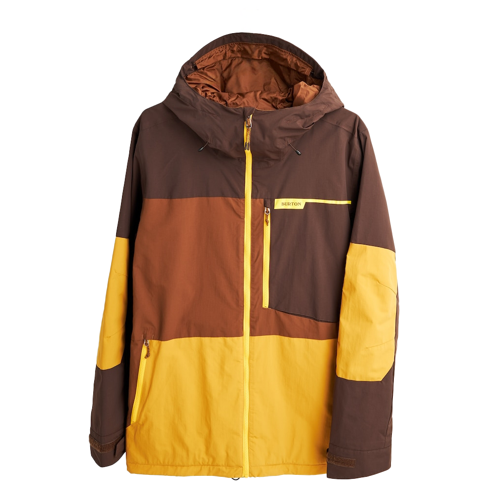 BURTON Peasy  Colorblock Waterproof Breathable Jacket - Brown 22491101200