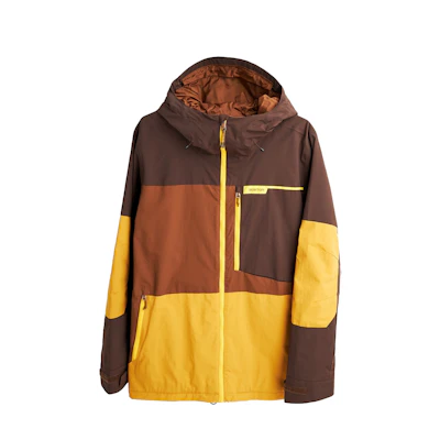 BURTON Peasy Colorblock Waterproof Breathable Jacket - Brown 22491101200