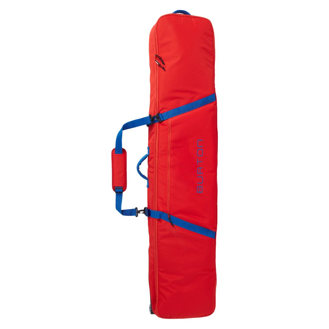 BURTON Portable Ski Bag with Padded Straps Red - Unisex Snowboard Storage Bag 109941-100