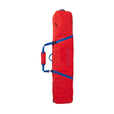 BURTON Portable Ski Bag with Padded Straps Red - Unisex Snowboard Storage Bag 109941-100