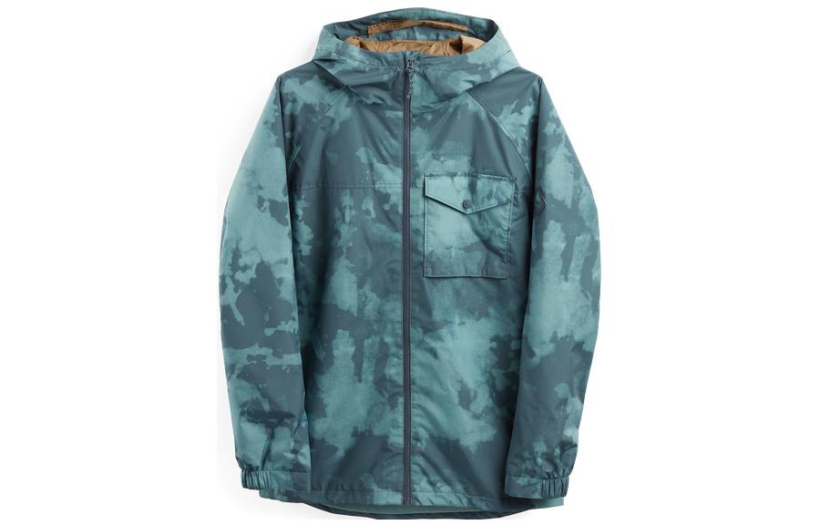 Burton Portal Camo Zip-Up Breathable Hoodie Jacket Men’s Green 19602105400