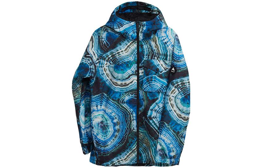 Burton Portal Tie-Dye Zip Hoodie Jacket Blue 19602106400