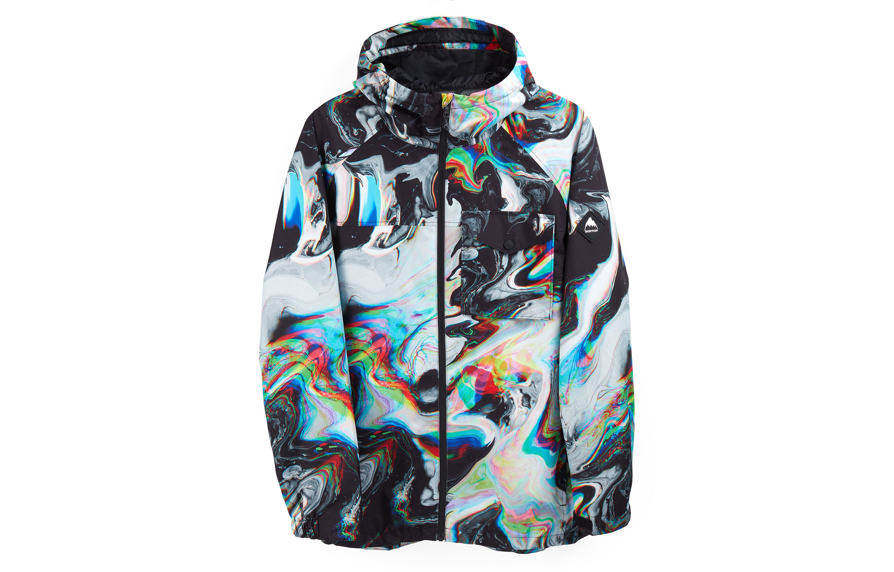 Burton Portal Water-Resistant Quick-Dry Breathable Hooded Jacket Men Multicolor 19602107961