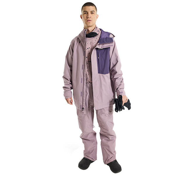Lookbook BURTON Powline GORE-TEX 2L Waterproof Windproof Ski Jacket Purple . 22737101500